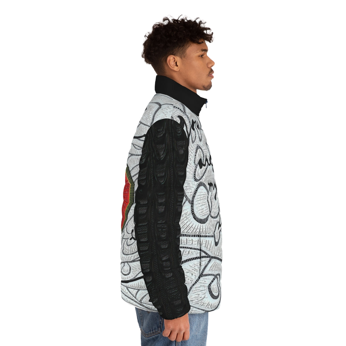 Men's Puffer Jacket (AOP)