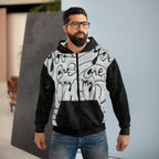 Jane Mani - Unisex Zip Hoodie (AOP)