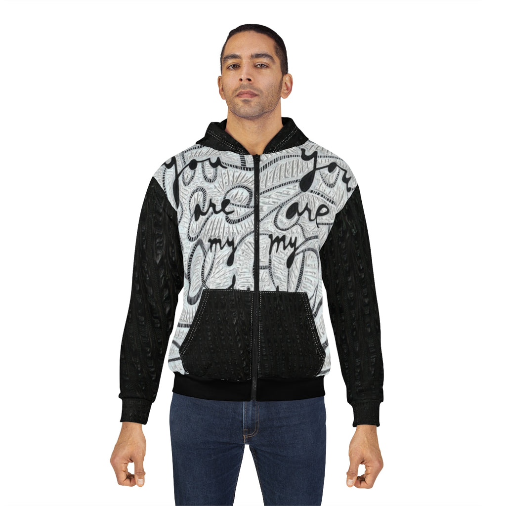 Jane Mani - Unisex Zip Hoodie (AOP)