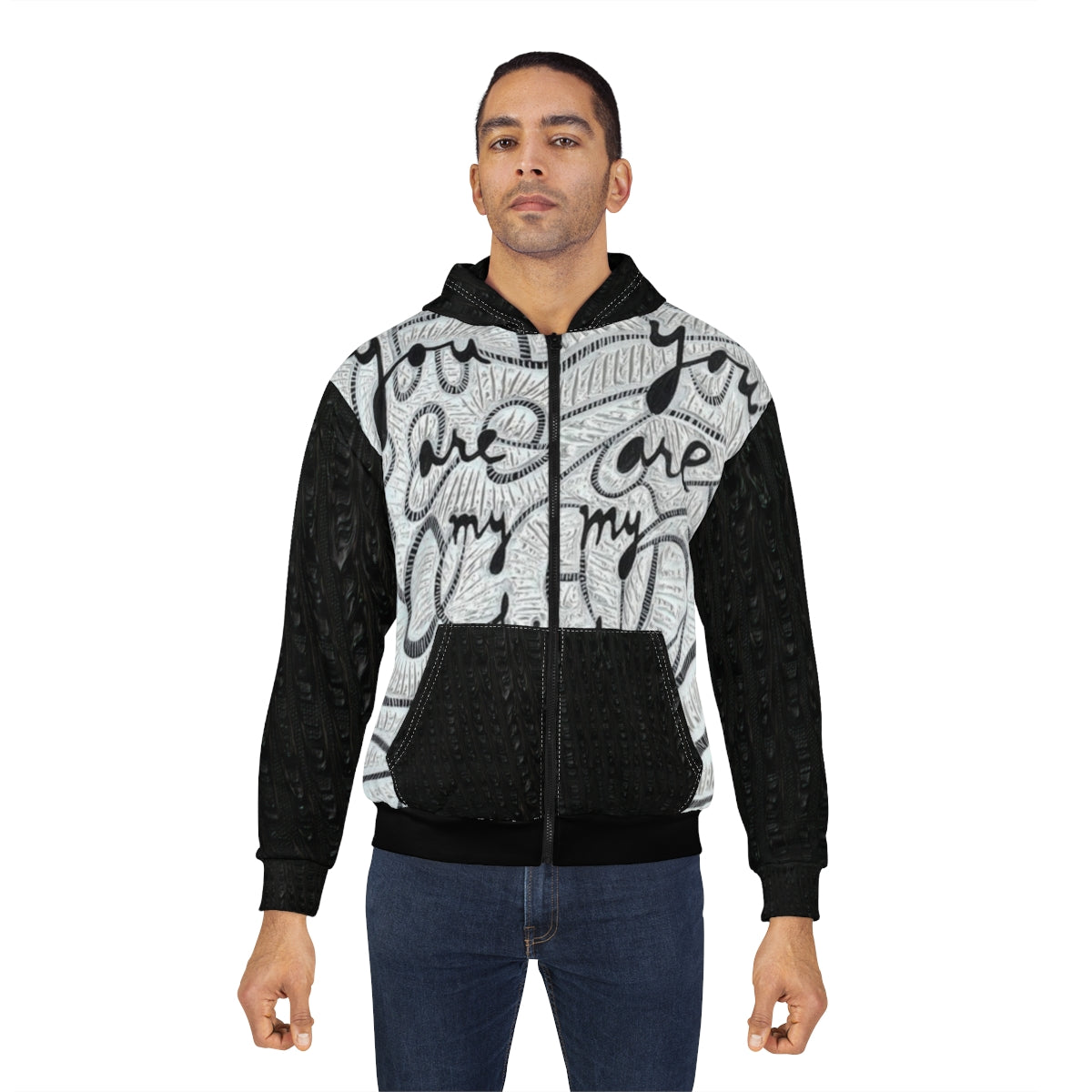 Jane Mani - Unisex Zip Hoodie (AOP)